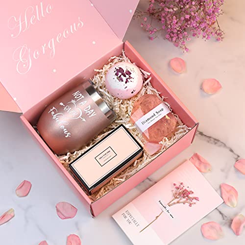 Birthday Gifts For Women-Relaxing Spa Gift Box Basket For Her Mom Sister Best Friend Unique Happy Birthday Bath Set Gift Ideas – christmas gifts Boxes For Women | The Storepaperoomates Retail Market - Fast Affordable Shopping