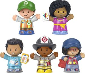 Fisher-Price Little People Community Heroes, Figure Set Featuring 5 Character Figures for Toddlers and Preschool Kids Ages 1 to 5 Years