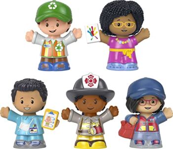 Fisher-Price Little People Community Heroes, Figure Set Featuring 5 Character Figures for Toddlers and Preschool Kids Ages 1 to 5 Years | The Storepaperoomates Retail Market - Fast Affordable Shopping