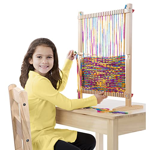 Melissa & Doug Wooden Multi-Craft Weaving Loom (Arts & Crafts, Extra-Large Frame, Frustration-Free Packaging) | The Storepaperoomates Retail Market - Fast Affordable Shopping