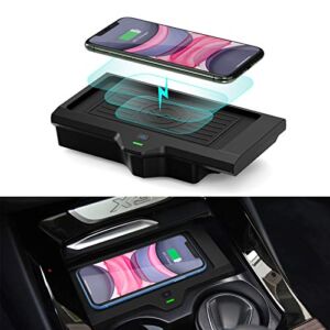 CarQiWireless Wireless Car Charger for BMW X3 G01 2018-2021 2022 2023 BMW X4 2019 2020 2021 2022 2023 Accessories Wireless Charging Pad Mat for Women Men Girls
