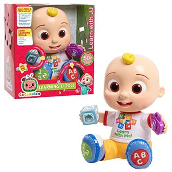 CoComelon Interactive Learning JJ Doll with Lights, Sounds, and Music to Encourage Letter, Number, and Color Recognition, Kids Toys for Ages 18 Month | The Storepaperoomates Retail Market - Fast Affordable Shopping