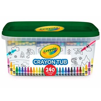Crayola 240 Crayons, Bulk Crayon Set, School Supplies, Kids Toys & Gifts for Boys and Girls, 2 of Each Color [Amazon Exclusive] | The Storepaperoomates Retail Market - Fast Affordable Shopping