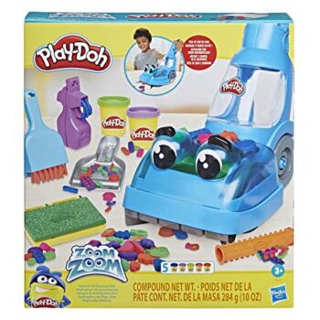 Play-Doh Zoom Zoom Vacuum and Cleanup Toy, Kids Vacuum Cleaner with 5 Cans, Cleaning Toys for 3 Year Old Girls and Boys and Up, Non-Toxic | The Storepaperoomates Retail Market - Fast Affordable Shopping