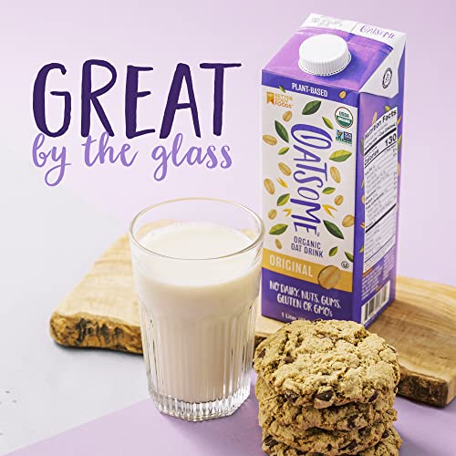 Oatsome Organic Oat Milk, 6 Count 1-Liter Cartons | The Storepaperoomates Retail Market - Fast Affordable Shopping