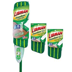 Libman Freedom Spray Mop Kit – Includes 2 Microfiber Refill Pads