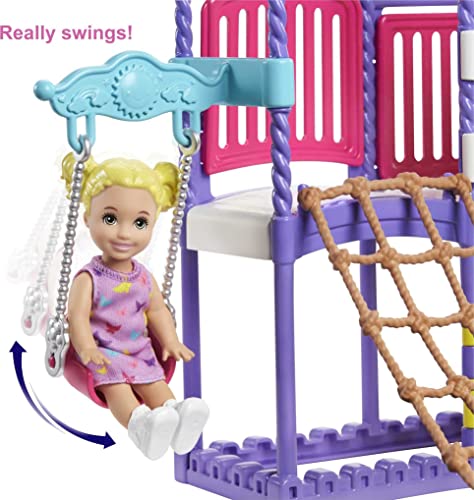 Barbie Skipper Babysitters Inc. Climb ‘n Explore Playground Dolls & Playset with Babysitting Skipper Doll, Toddler Doll, Play Station, Moldable Sand & Accessories for Kids 3 to 7 Years Old | The Storepaperoomates Retail Market - Fast Affordable Shopping