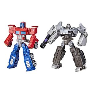 Transformers Toys Heroes and Villains Optimus Prime and Megatron 2-Pack Action Figures – for Kids Ages 6 and Up, 7-inch (Amazon Exclusive)