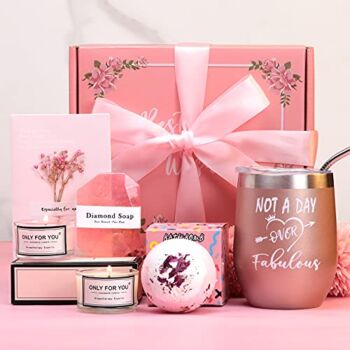 Birthday Gifts For Women-Relaxing Spa Gift Box Basket For Her Mom Sister Best Friend Unique Happy Birthday Bath Set Gift Ideas – christmas gifts Boxes For Women | The Storepaperoomates Retail Market - Fast Affordable Shopping