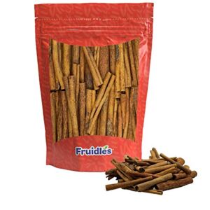 Fruidles Cinnamon Sticks, Premium Grade Harvested Natural Cassia Cinnamon, Strong Aroma, Perfect for Baking, Cooking & Beverages, Kosher Certified – 4 Oz