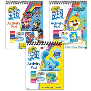 Crayola Nickelodeon Color Wonder Bundle (3 Pack), Mess Free Coloring Pads & Markers, Toddler Toys & Gifts