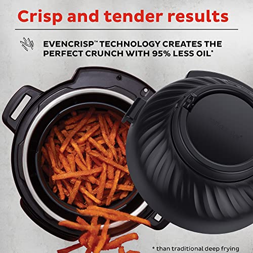 Instant Pot Pro Crisp 11-in-1 Air Fryer and Electric Pressure Cooker Combo with Multicooker Lids that Air Fries, Steams, Slow Cooks, Sautés, Dehydrates, & More, Free App With Over 800 Recipes, 8 Quart | The Storepaperoomates Retail Market - Fast Affordable Shopping