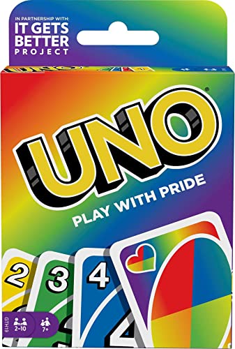 UNO Play with Pride Card Game with 112 Cards and Instructions, Great Gift for Ages 7 Years Old & Up | The Storepaperoomates Retail Market - Fast Affordable Shopping