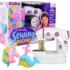 Made By Me My Very Own Sewing Machine – Sewing Machine for Kids – First Sewing Machine for Introduction to Sewing Basics – Arts and Crafts Toy for Kids Ages 8 and Up