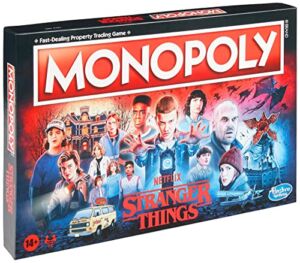 MONOPOLY: Netflix Stranger Things Edition Board Game for Adults and Teens Ages 14+, Game for 2-6 Players, Inspired by Stranger Things Season 4