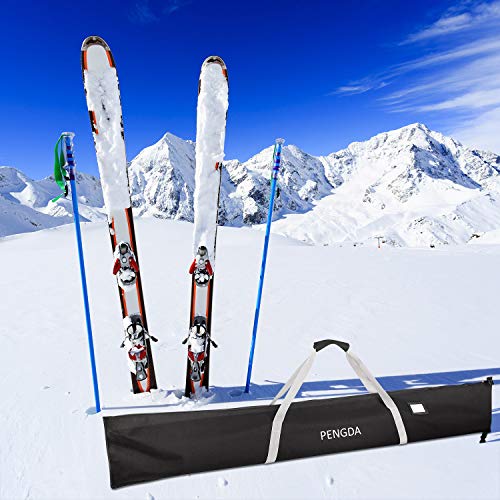 PENGDA Ski Bag Adult (Unisex) Eco Alpine Ski Bag 600D Polyester Water-Resistant Adjustable Length Ski Bag for Ski, Travel, 185CM | The Storepaperoomates Retail Market - Fast Affordable Shopping