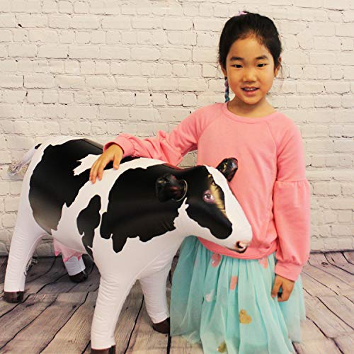 Jet Creations Cow Inflatable Animal Baby 37 inch Long Great for Pool Party Decoration, Birthday Kids and Adult an-Cow | The Storepaperoomates Retail Market - Fast Affordable Shopping