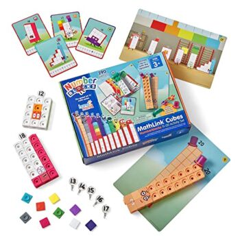 hand2mind Numberblocks MathLink Cubes 11-20 Activity Set, 30 Numberblocks Activities Linked to TV Episodes, 155 NumberBlocks MathLink Cubes, Numberblocks Toys, Math Cubes, Homeschool Supplies | The Storepaperoomates Retail Market - Fast Affordable Shopping