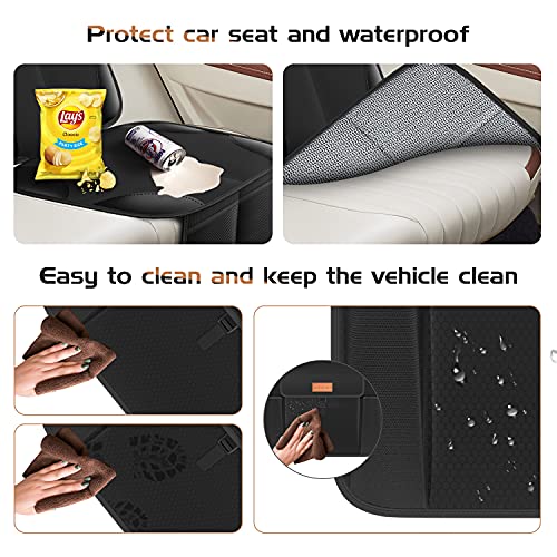 Smart eLf Car Seat Protector + Backseat Car Organizer Kick Mat, Large & Waterproof 600D Fabric Child Auto CarSeat Protectors Saver for Baby Sit with Storage Pockets for Leather and Fabric Car Seat | The Storepaperoomates Retail Market - Fast Affordable Shopping