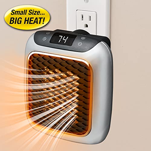 Ontel Handy Heater Turbo 800 Space-Saving Wall Outlet Heater with Advanced Ceramic Technology and Adjustable Thermostat | The Storepaperoomates Retail Market - Fast Affordable Shopping