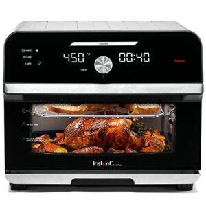 Instant Omni Plus 19 QT/18L Air Fryer Toaster Oven Combo, From the Makers of Instant Pot, 10-in-1 Functions, Fits a 12″ Pizza, 6 Slices of Bread, App with Over 100 Recipes, Stainless Steel