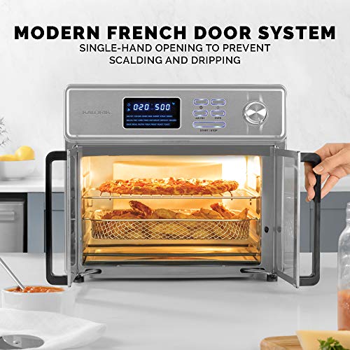 Kalorik MAXX® Digital Air Fryer Oven, 26 Quart, 10-in-1 Countertop Toaster Oven & Air Fryer Combo-21 Presets up to 500 degrees, Includes 9 Accessories & Cookbook | The Storepaperoomates Retail Market - Fast Affordable Shopping