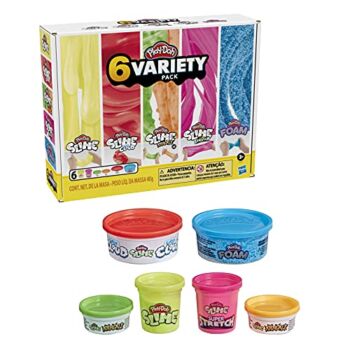 Play-Doh Compound Corner Variety 6 Pack – Slime, Cloud, Krackle, Stretch, Foam | The Storepaperoomates Retail Market - Fast Affordable Shopping