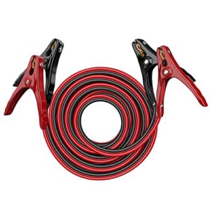 THIKPO G616 Heavy Duty Jumper Cables, 6 Gauge Booster Cables Clamps, Jumper Cables Kit for Car, SUV and Trucks with up to 5-Liter Gasoline and 3-Liter Diesel Engines