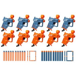 NERF Elite Ace SD-1 Party Pack, 10 Blasters, 20 Elite Darts, Official Party Supplies & Favors, Small Toy Foam Blasters, Kids Outdoor Toys & Games (Amazon Exclusive)