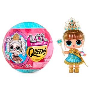 LOL Surprise Queens Dolls with 9 Surprises Including Doll, Fashions, and Royal Themed Accessories – Great Gift for Girls Age 4+