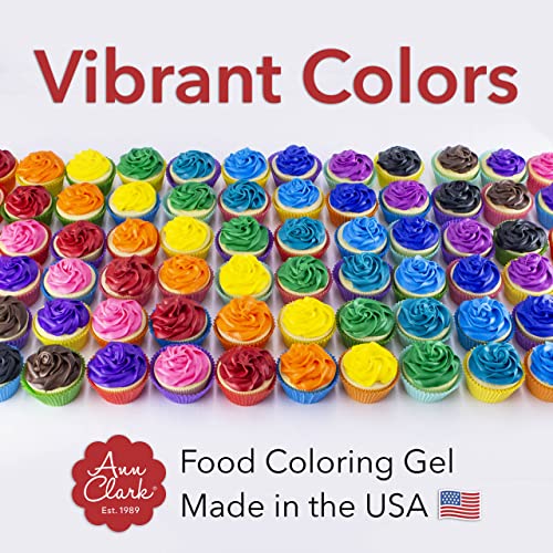 Ann Clark Professional-Grade Food Coloring Gel Made in USA, 12-Pack | The Storepaperoomates Retail Market - Fast Affordable Shopping
