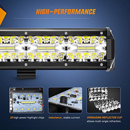 Nilight 18026C-A 37Inch 780W Triple Row Flood Spot Combo Bar 78000LM Driving Waterproof Led Work Light Off-Road Truck Car ATV SUV Jeep Cabin Boat, 2 Years Warranty, 37Inch Triple Row Light bar | The Storepaperoomates Retail Market - Fast Affordable Shopping