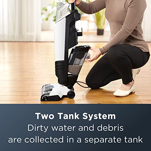 EUREKA All in One Wet Dry Vacuum Cleaner and Mop for Multi-Surface, Corded Lightweight Self-Cleaning System, for Hard Floors and Area Rugs, 2-in-1, Black and White | The Storepaperoomates Retail Market - Fast Affordable Shopping