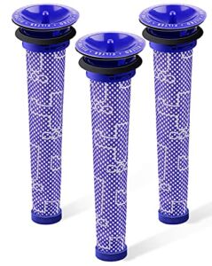 3Pack Replacement Pre Filters for Dyson – Vacuum Filter Compatible Dyson V6 V7 V8 DC59 DC58 Replaces Part 965661 01 (3 Pack)