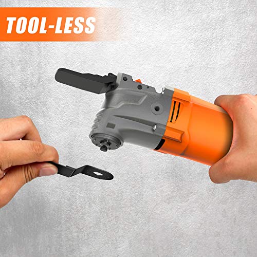 ENERTWIST Oscillating Tool, 4.2 Amp Oscillating Multitool Kit with 5° Oscillation Angle, 6 Variable Speed, 31pcs Saw Accessories, Auxiliary Handle and Carrying Bag, ET-OM-500 | The Storepaperoomates Retail Market - Fast Affordable Shopping
