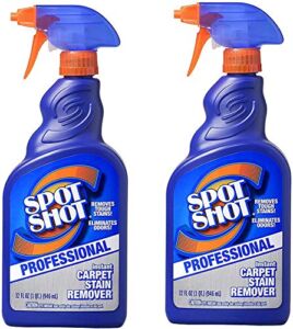 Spot Shot Professional Instant Carpet Stain Remover with Trigger Spray, 32 OZ(2-Pack)