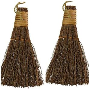 OTG Cinnamon Scented Mini 6In Broom (Holiday, Fall, Autumn, Halloween, Christmas) 2pk, 2 Count (Pack of 1)