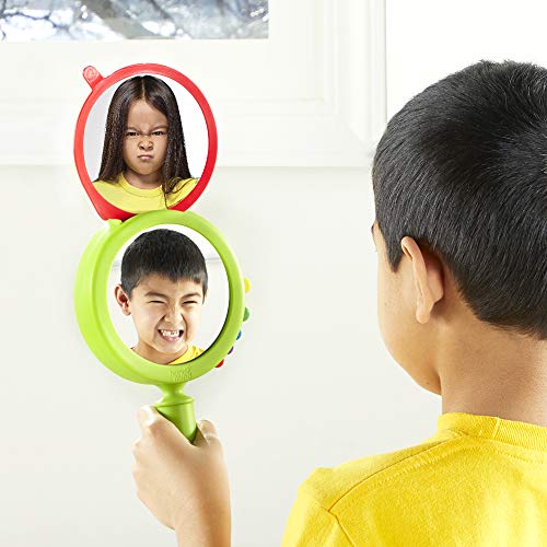 hand2mind See My Feelings Mirror, Social Emotional Learning, Shatterproof Mirror for Kids, Anger Management Toys, Anxiety Relief Items, Mindfulness for Kids, Calm Down Corner, Anxiety Toys (Set of 1) | The Storepaperoomates Retail Market - Fast Affordable Shopping