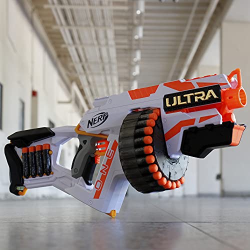 Nerf Ultra One Motorized Blaster, 25-Dart Drum, 25 Nerf Ultra Darts, Dart Storage, Automatic Nerf Blaster (Amazon Exclusive) | The Storepaperoomates Retail Market - Fast Affordable Shopping
