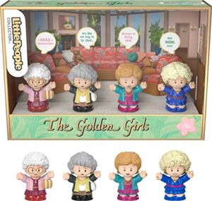 Fisher-Price Little People Collector The Golden Girls, Special Edition Figure Set Featuring 4 Lead Characters from The Classic TV Show