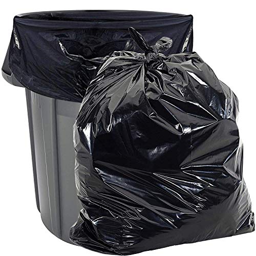 40-45 Gallon Trash Bags (2 MIL – Pack of 50) 40″ x 46″ – Large Heavy Duty Can Liners – Plastic Black Garbage Bags for Lawn, Leaf, Contractor, Yard, Outdoor use | The Storepaperoomates Retail Market - Fast Affordable Shopping