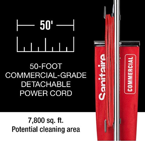 Sanitaire Tradition Upright Bagged Commercial Vacuum, SC886G 8.5″ x 17.3″ x 21.3″ | The Storepaperoomates Retail Market - Fast Affordable Shopping