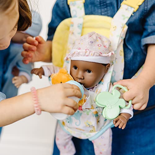 Melissa & Doug Mine to Love Carrier Play Set for Baby Dolls with Toy Bear, Bottle, Rattle, Activity Card | The Storepaperoomates Retail Market - Fast Affordable Shopping