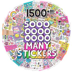 Just My Style 1500+ Sticker Book by Horizon Group USA,Positivity Quotes, Sweet Treats,VSCO Girl, Unicorns & Much More On 43 Pages of Absolute Fun