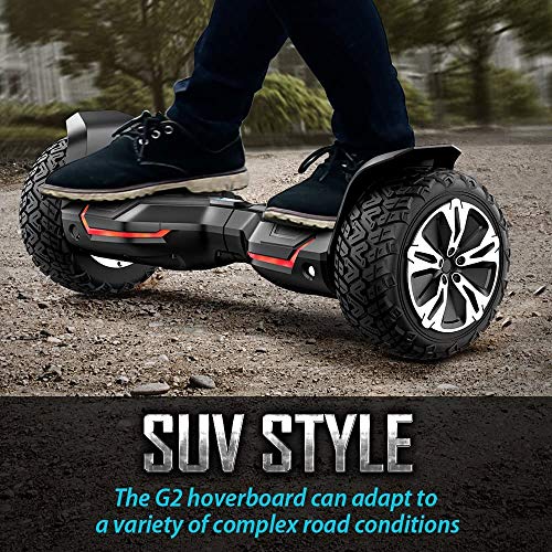 Gyroor Warrior 8.5 inch All Terrain Off Road Hoverboard with Bluetooth Speakers and LED Lights, UL2272 Certified Self Balancing Scooter | The Storepaperoomates Retail Market - Fast Affordable Shopping