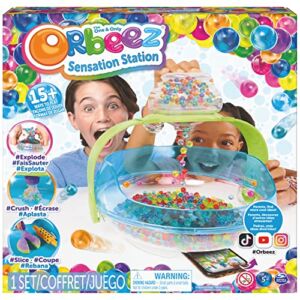 Orbeez Sensation Station, The One and Only, 2000 Water Beads, Includes 6 Tools and Storage, Sensory Toy for Kids Aged 5 and Up (Packaging May Vary)