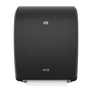 Tork Electronic Paper Towel Roll Dispenser Black H80, Durable with One-at-a-Time Dispensing, 771828