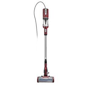 Shark HZ602 Ultralight Pet Pro Corded Stick Vacuum with PowerFins & Self-Cleaning Brushroll, Perfect for Pets, Converts to Hand Vacuum, Pet Power Brush, Crevice & Upholstery Tools, Comet Red