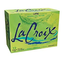 La Croix, Water Sparkling Lime, 12 Fl Oz, 12 Pack