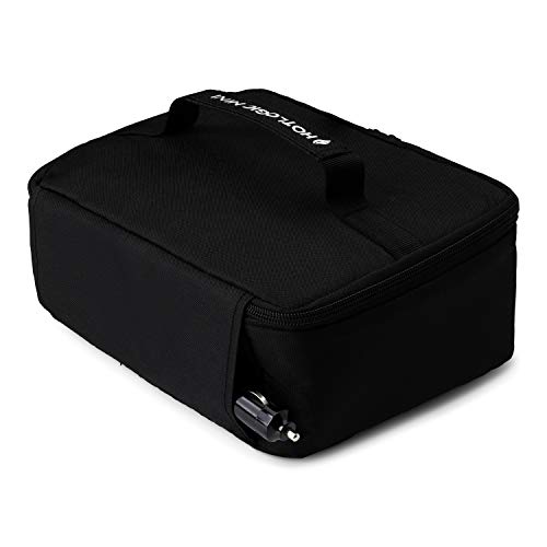HOTLOGIC Mini Portable Oven, Food Warmer Electric Lunch Box with 12V Vehicle Plug, Mini Personal Heated Lunch Box for Cooking and Reheating Meals in Vehicles and Trucks for Work on the Road (Black) | The Storepaperoomates Retail Market - Fast Affordable Shopping